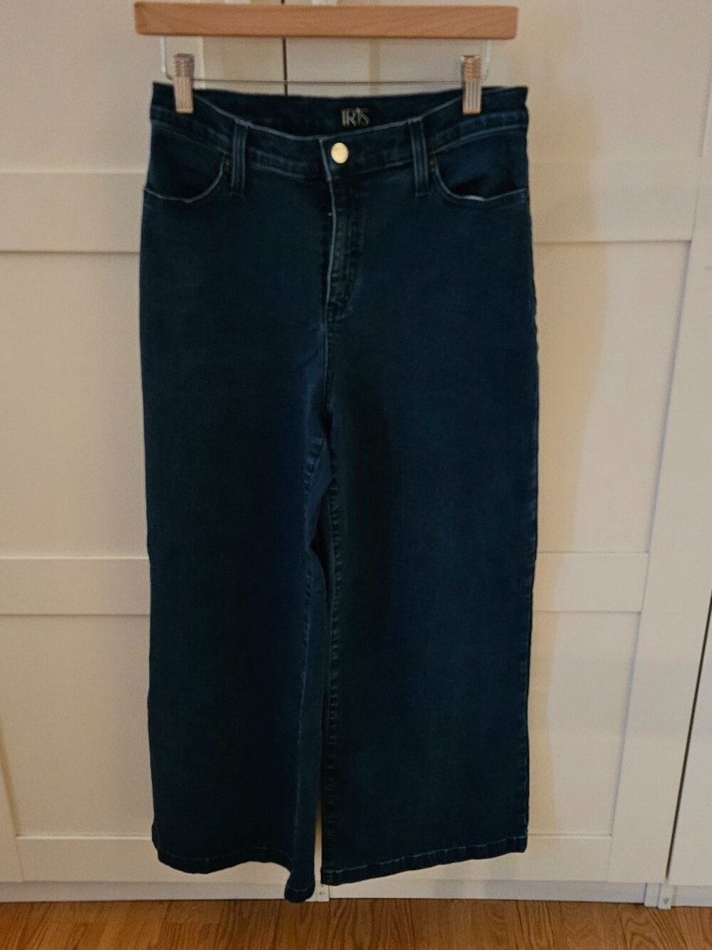Iris denim wide leg jeans